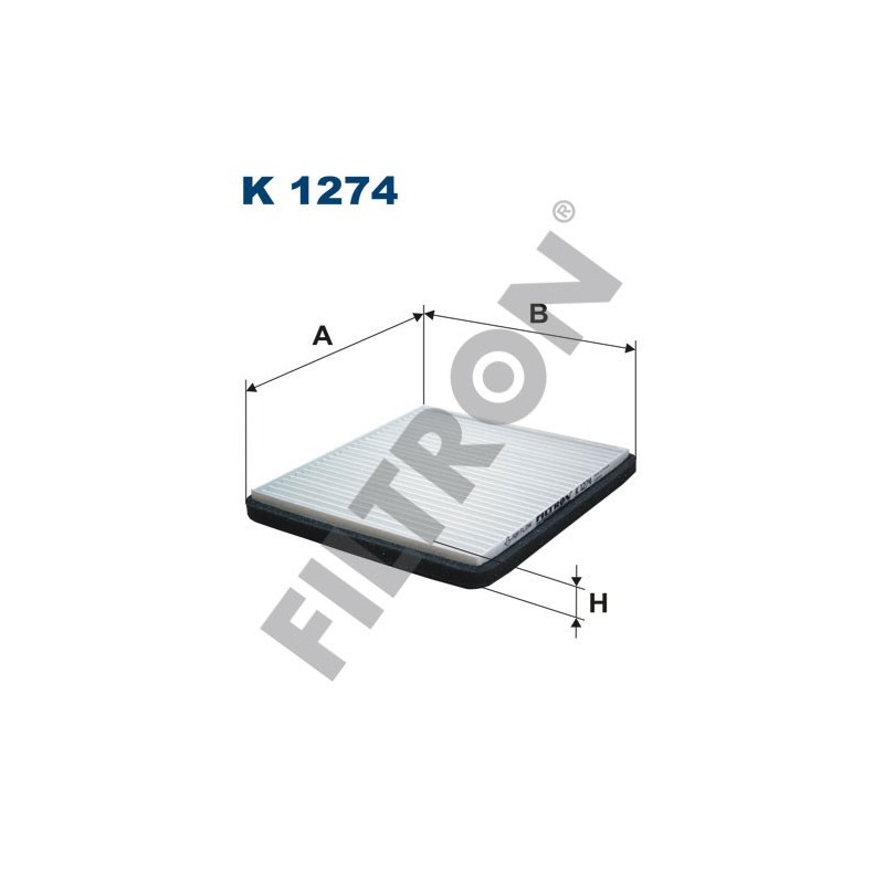 Filtro de Habitáculo Filtron K1274 Chevrolet Europe (GM) Spark