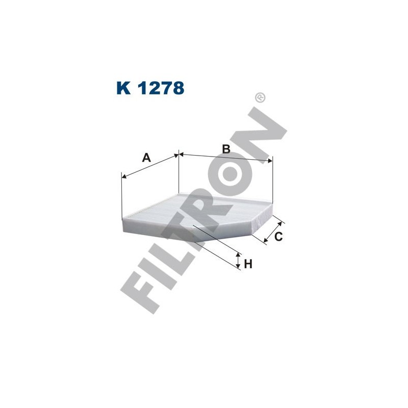 Filtro de Habitáculo Filtron K1278 Audi A4 (B8/8K), A5 (8T), Q5 (8R)