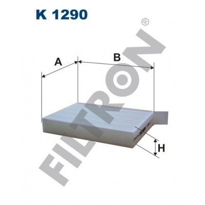 Filtro de Habitáculo Filtron K1290 Opel Agila II, Suzuki Splash, Vauxhall Agila II