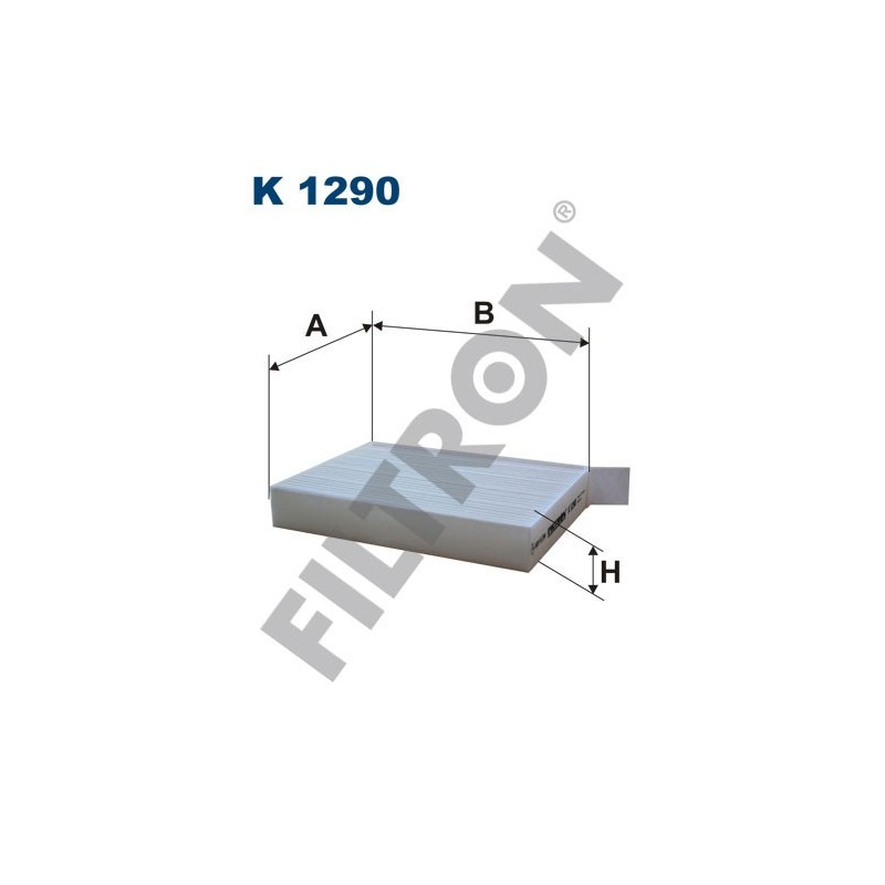 Filtro de Habitáculo Filtron K1290 Opel Agila II, Suzuki Splash, Vauxhall Agila II