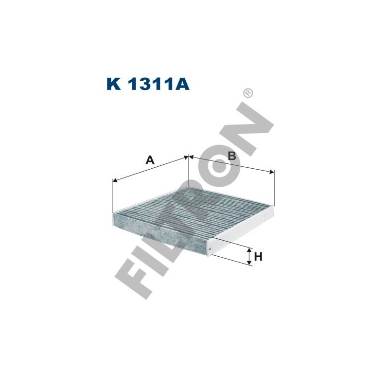 Filtro de Habitáculo Filtron K1311A Audi A3 III,Q2 (GA),TT III,Q3 (F3), MAN TGE (17-), Seat Ateca, Leon III, Skoda Karoq