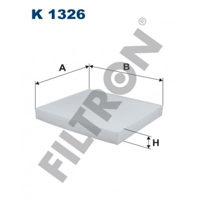 Filtro de Habitáculo Filtron K1326 Ford Ranger 2012, Mazda BT-50 II