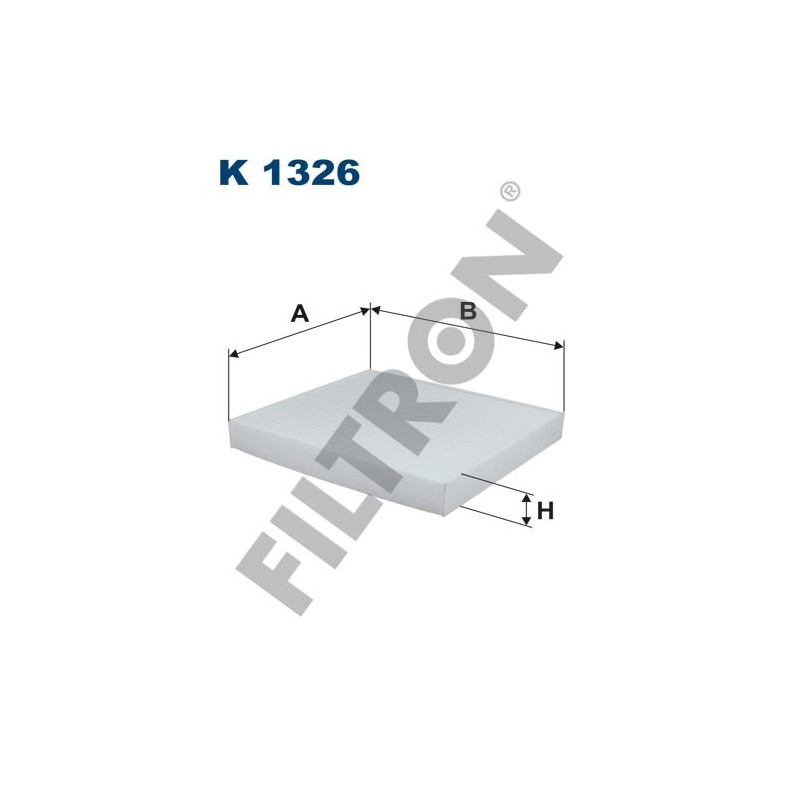 Filtro de Habitáculo Filtron K1326 Ford Ranger 2012, Mazda BT-50 II