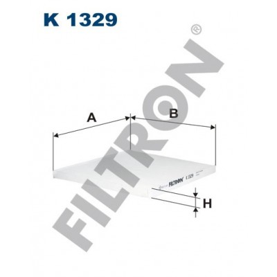Filtro de Habitáculo Filtron K1329 Hyundai Solaris, Kia Rio III