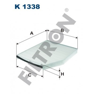 Filtro de Habitáculo Filtron K1338 Ford Tourneo Custom (2012), Transit 2014, Transit Custom (2012)