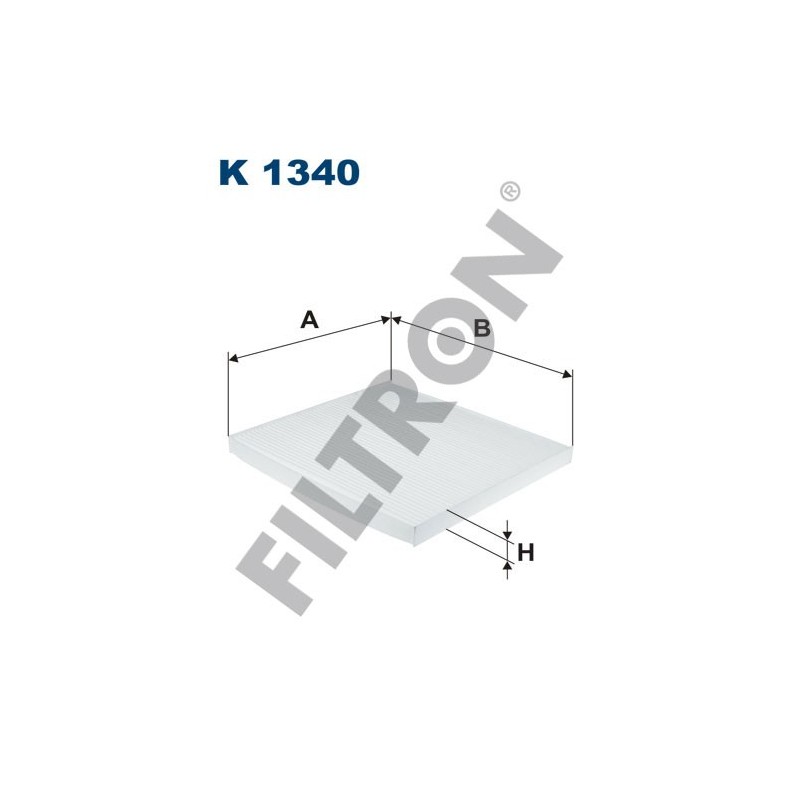 Filtro de Habitáculo Filtron K1340 Hyundai Grandeur / Azera, Santa Fe III, Sonata VI, Kia Optima