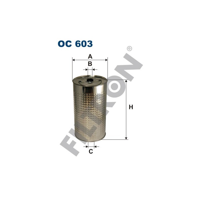 Filtro de Aceite Filtron OC603 Auwaerter , Commer , Droegmoeller, Evobus, Faun, Liebherr, Mercedes, Steyr, Vetter, Astra, Claas