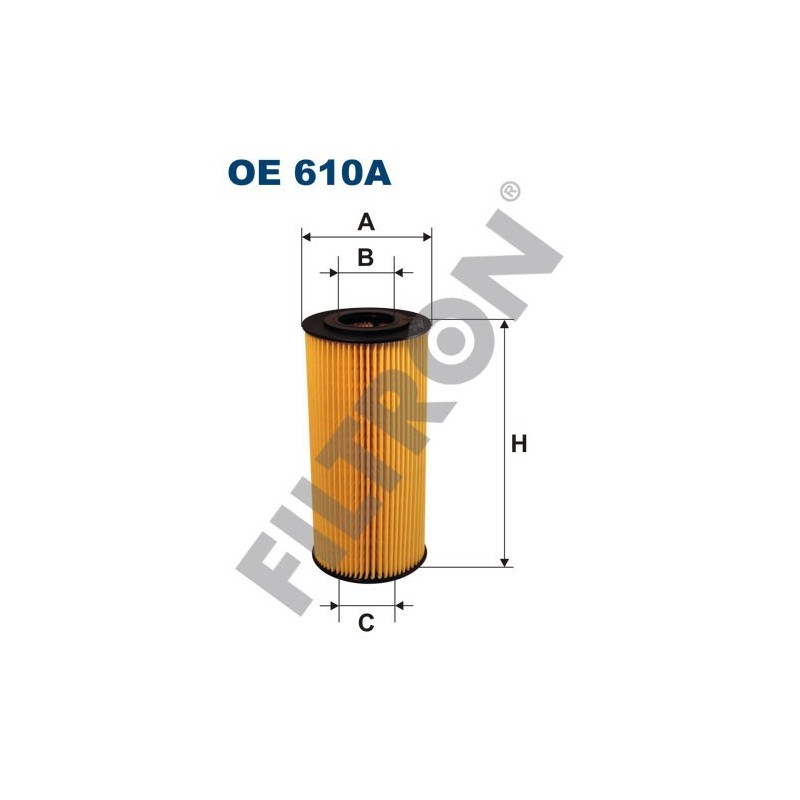 Filtro de Aceite Filtron OE610A M.A.N. Bus NL, Mercedes Actros II, Vario, Fendt Favorit 900, Mercedes Unimog, UX