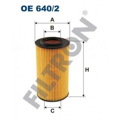 Filtro de Aceite Filtron OE640/2 Mercedes C (W202/W203), CL (C215/C216), CLC (CL203), CLK (C208/C209), CLS (C219)