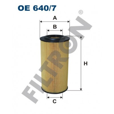 Filtro de Aceite Filtron OE640/7 Mercedes E (W/S210), E (W/S211), S (W220)