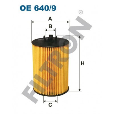 Filtro de Aceite Filtron OE640/9 Mercedes A (W169), B (W245)