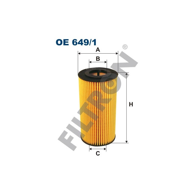 Filtro de Aceite Filtron OE649/1 BMW Serie 3 (E36), Serie 5 (E34), Serie 5 (E39), Serie 7 (E38), Landrover Range Rover II