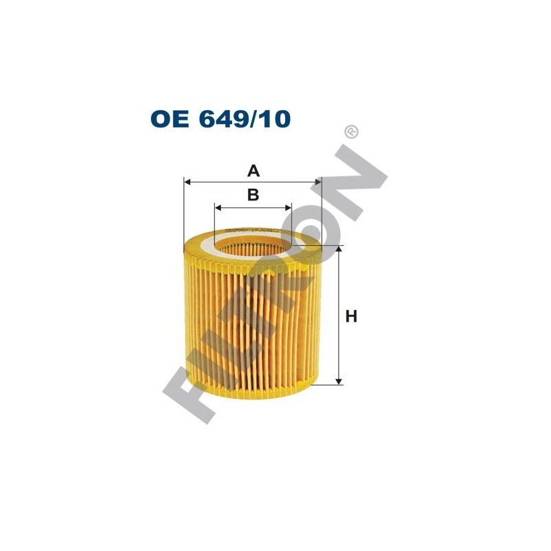 Filtro de Aceite Filtron OE649/10 BMW 1 (F20/F21), 2 (F22), 3 (F30/F31), 3 GT (F34), 4 (F32), 5 (F10/F11/F18), 5 GT (F07GT)