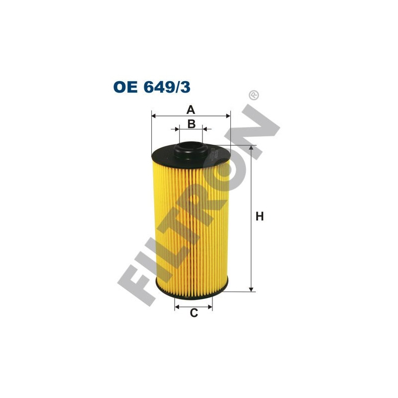 Filtro de Aceite Filtron OE649/3 Bentley Arnage, BMW Serie 5 (E34), Serie 5 (E39), Serie 7 (E38), Serie 8 (E31), Serie X5 (E53)