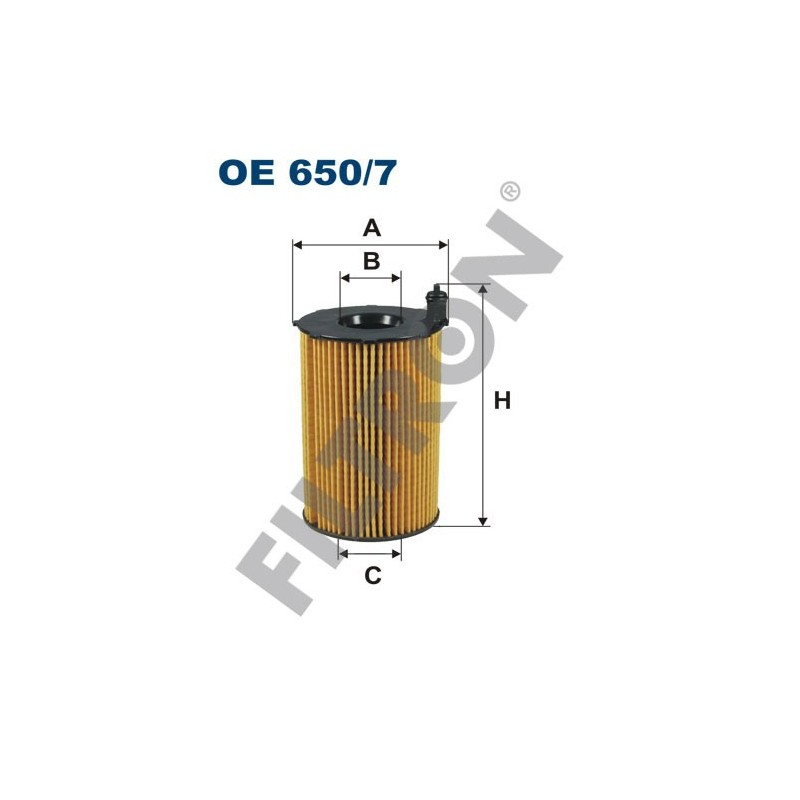 Filtro de Aceite Filtron OE650/7 Audi A4 (B8/8K), A5 (8T), A6 (4G2/4G5), A6 Allroad (4GH), A7 (4GA), A8 II (4H), Q5 (8R)
