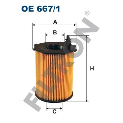 Filtro de Aceite Filtron OE667/1