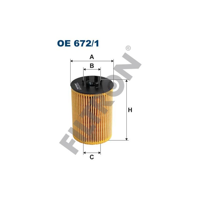 Filtro de Aceite Filtron OE672/1 BMW Serie 5 (E60/E61), 6 (E63/E64), Serie 7 (E65/E66), Serie X5 (E53)