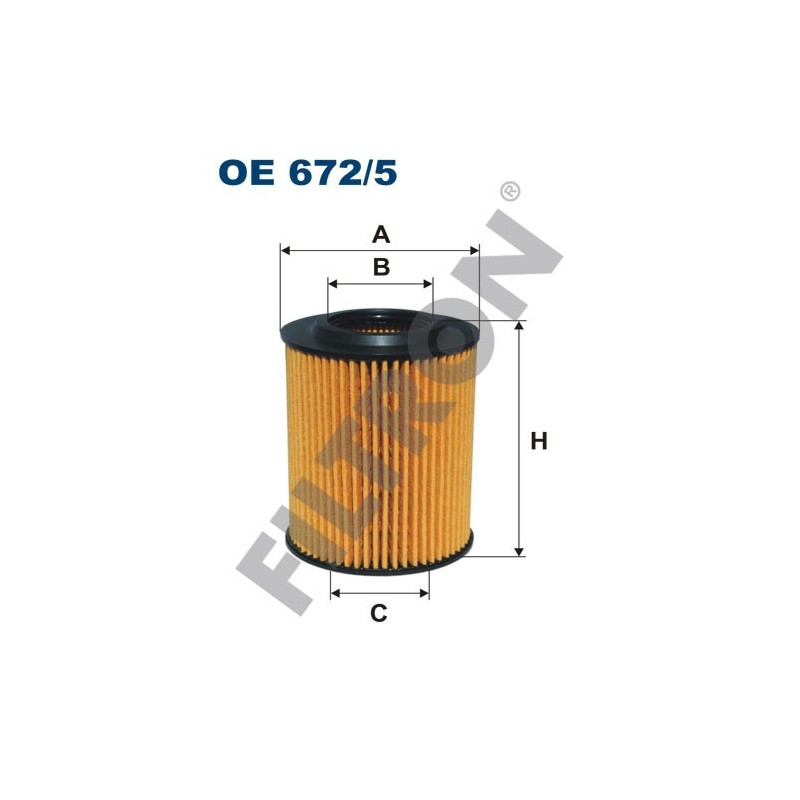 Filtro de Aceite Filtron OE672/5 BMW 1 (F20/F21), 3 (F30/F31)