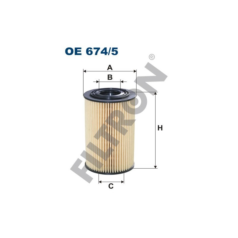 Filtro de Aceite Filtron OE674/5 Hyundai Elantra, Genesis, i20, i30, ix20, ix35, Matrix, Kia Carens II, Ceed, Rio III, Soul