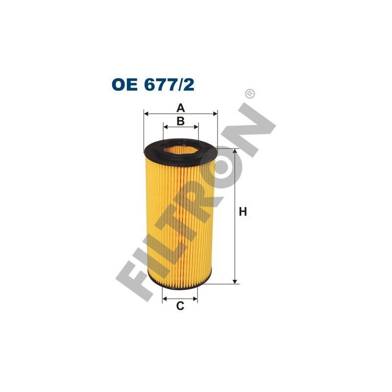 Filtro de Aceite Filtron OE677/2 Mercedes CL (C215), Maybach (W240), S (W220), S (W221), SL (R230)