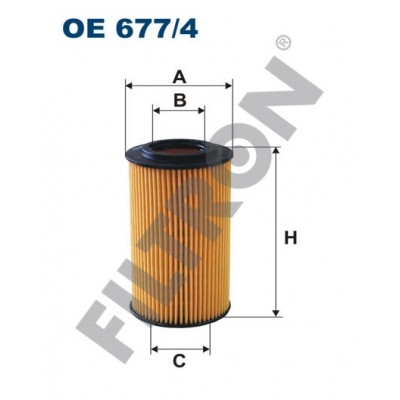 Filtro de Aceite Filtron OE677/4 Mercedes C (W204/S204), CLS (C218), E (W212), GLK (X204), M (W166), SLK (R172), Sprinter II