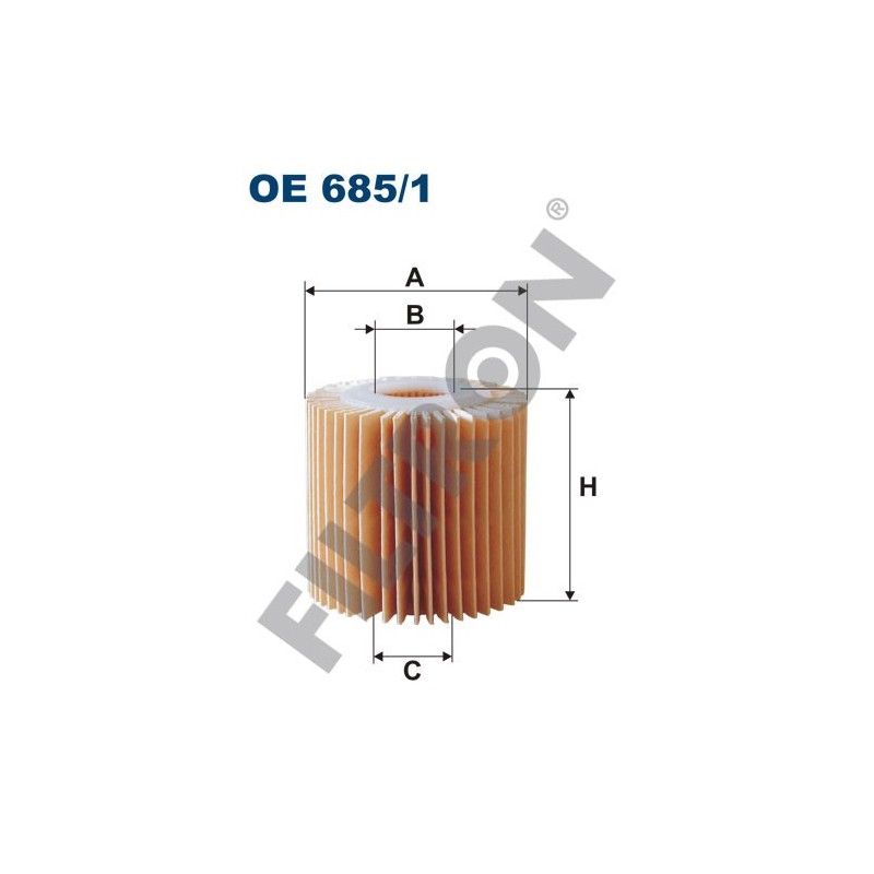 Filtro de Aceite Filtron OE685/1 Lexus ES, GS, IS III, RX, LC, LS, NX, Toyota Camry FF, Highlander II, Kluger, Rav 4 III