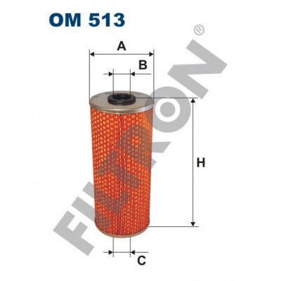 Filtro de Aceite Filtron OM513 Autosan, Auwaerter, Commer, Droegmoeller, Evobus, Freightliner, Ikarus, Kaessbohrer, Mercedes