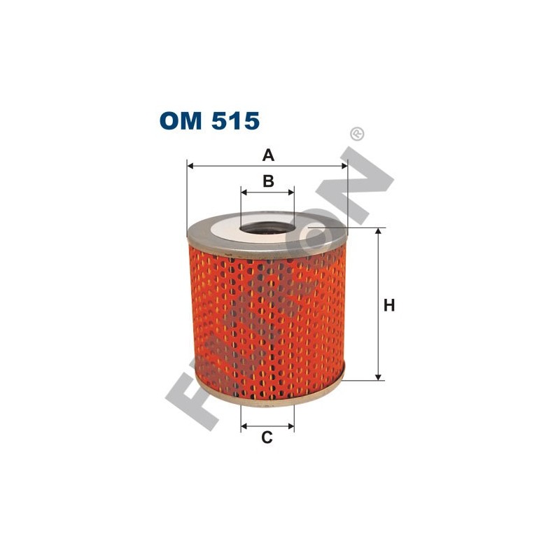 Filtro de Aceite Filtron OM515 Alfa Romeo, Bedford, Citroën, Dodge, Ebro, Ford, Mercury, Reliance, Aebi, Atlas Copco, Aveling