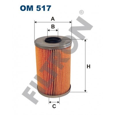 Filtro de Aceite Filtron OM517 BMW Serie 5 (E12), Serie 5 (E28), Serie 5 (E34), Serie 6 (E24), Serie 7 (E23), Serie 7 (E32)