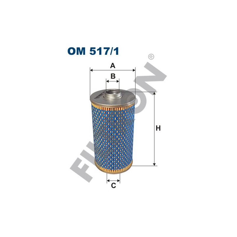 Filtro de Aceite Filtron OM517/1 BMW Serie 5 (E34), Serie 7 (E32), Serie 7 (E38), Serie 8 (E31)