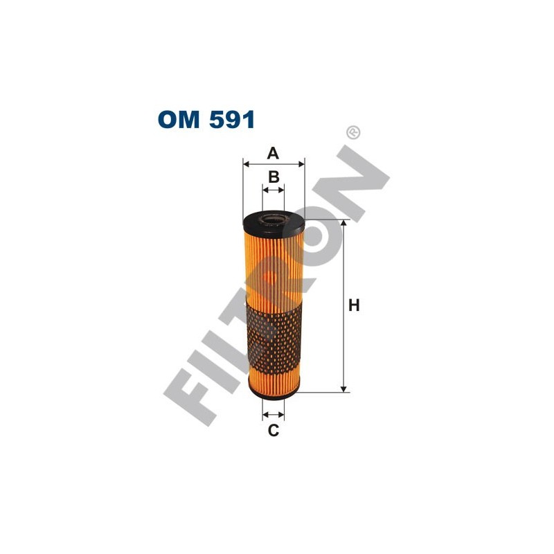 Filtro de Aceite Filtron OM591 Mercedes 600, CL (C140), S (W140), SL (R129)