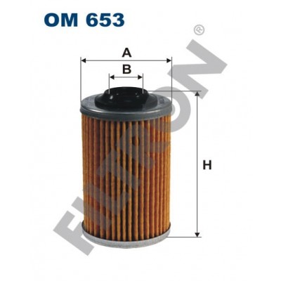 Filtro de Aceite Filtron OM653 Opel Insignia, Signum, Vectra C, Saab 9-3 (II/YS3F), 9-5 II, Vauxhall Insignia, Signum