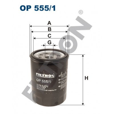 Filtro de Aceite Filtron OP555/1