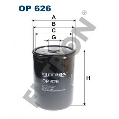 Filtro de Aceite Filtron OP626
