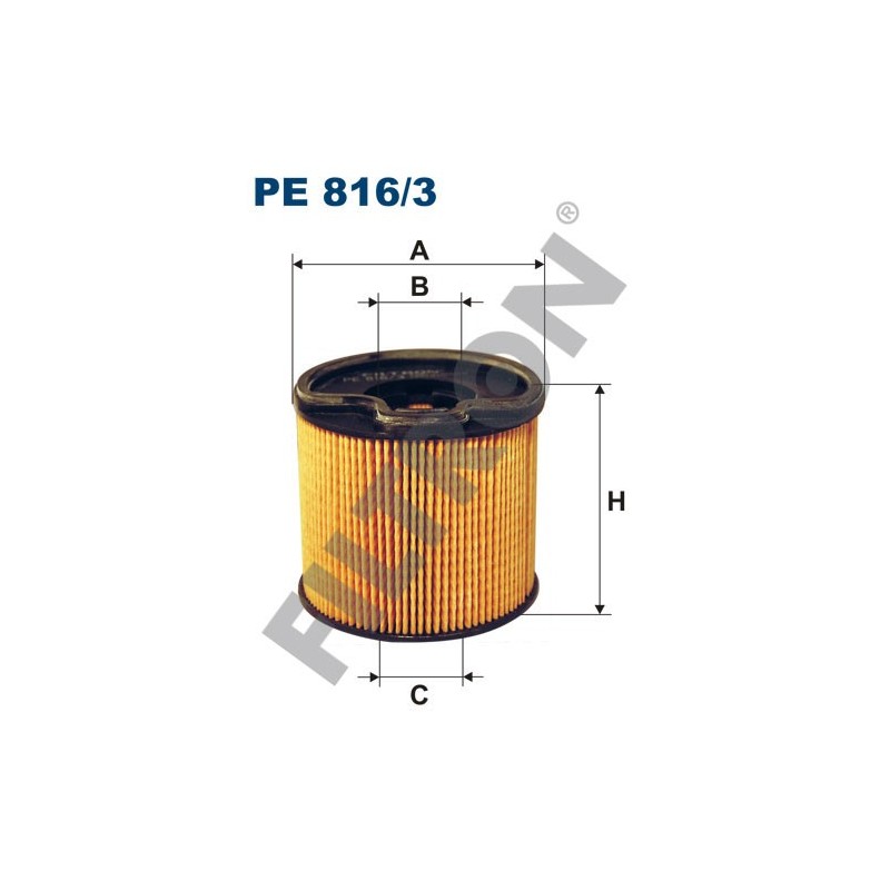 Filtro de Combustible Filtron PE816/3 Citroën Berlingo I/II, C5, Evasion, Jumpy, Xantia, Xsara, Xsara Picasso, Fiat Scudo