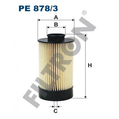 Filtro de Combustible Filtron PE878/3 Iveco Daily IV, Daily V - filtration system Purflux