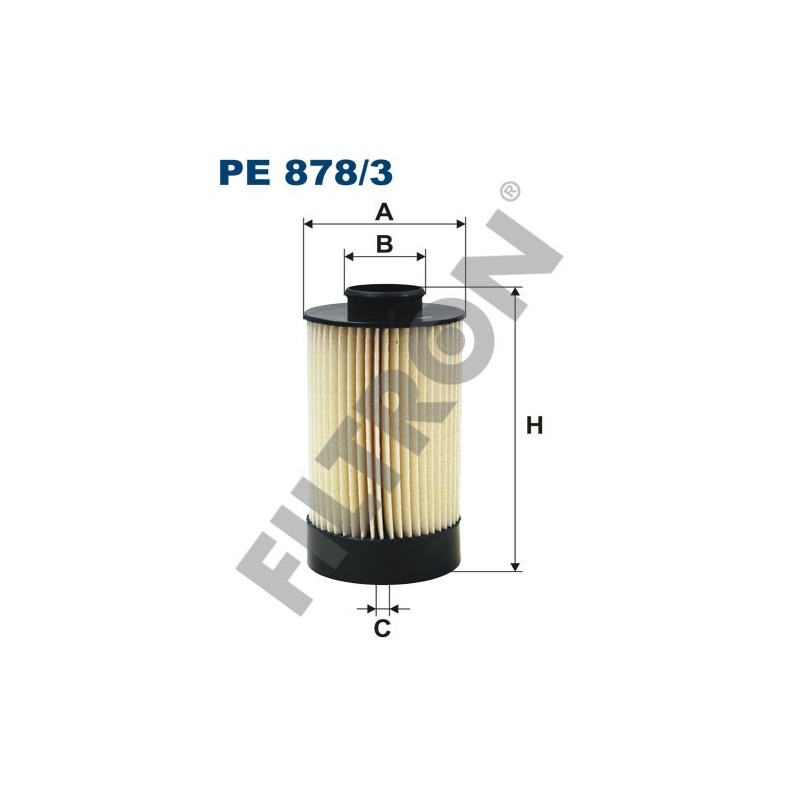 Filtro de Combustible Filtron PE878/3 Iveco Daily IV, Daily V - filtration system Purflux