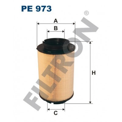 Filtro de Combustible Filtron PE973 Audi A3 II (8P1/8PA), Seat Altea, Leon II, Toledo III, Skoda Octavia II