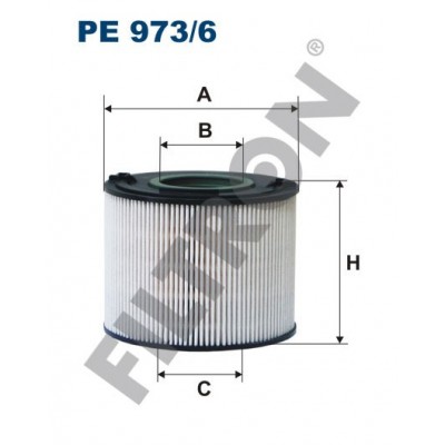 Filtro de Combustible Filtron PE973/6 Audi Q7 (4L), Porsche Cayenne/Cayenne S, Volkswagen Passat, Touareg