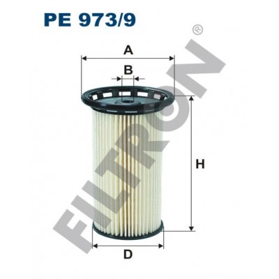 Filtro de Combustible Filtron PE973/9 Audi A3 III (8V), Q2 (GA),Q3 (F3), Seat Arona, Ateca, Ibiza VI, Leon III, Skoda Karoq