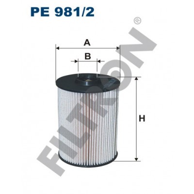 Filtro de Combustible Filtron PE981/2 Ford Mondeo IV, Volvo C30, C70 II, S40 II, S60 II/V60, S80 II, V40 II/V40 Cross Country