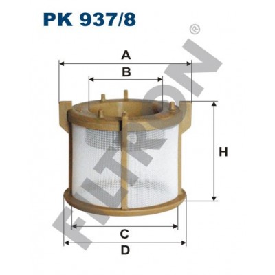 Filtro de Combustible Filtron PK937/8