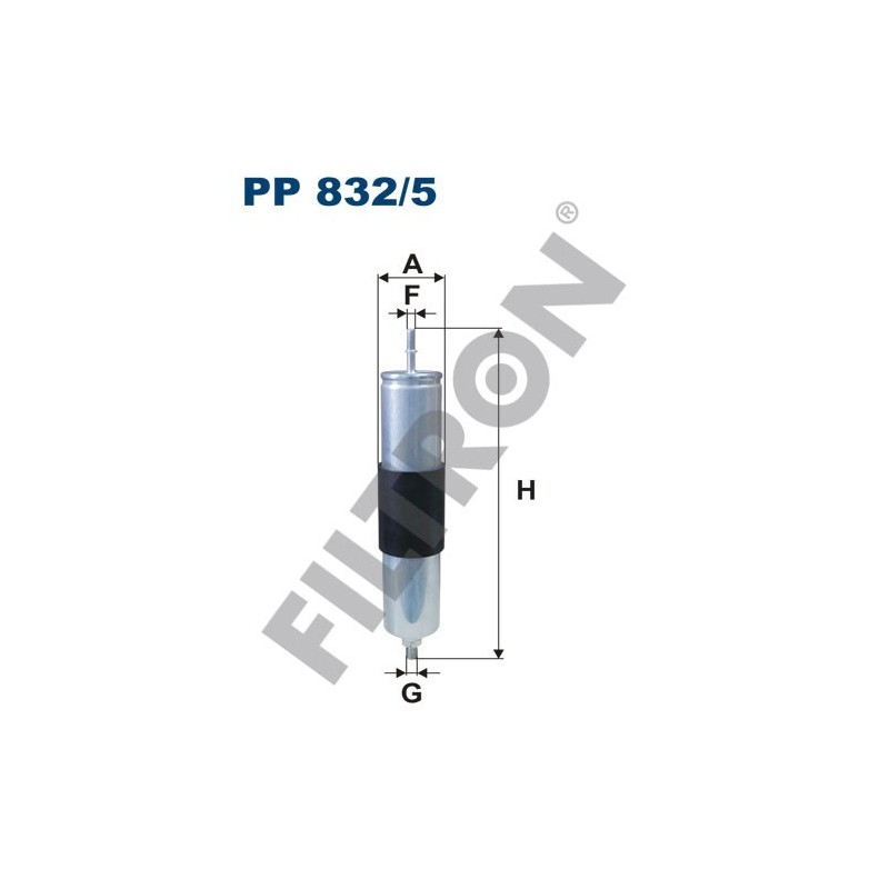 Filtro de Combustible Filtron PP832/5 BMW Serie 3 (E46), Serie Z3