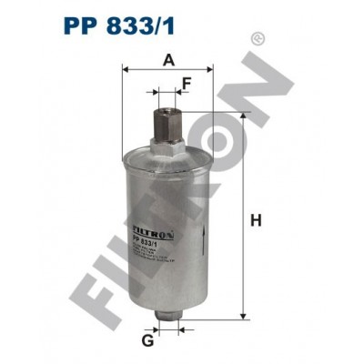 Filtro de Combustible Filtron PP833/1