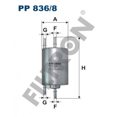 Filtro de Combustible Filtron PP836/8