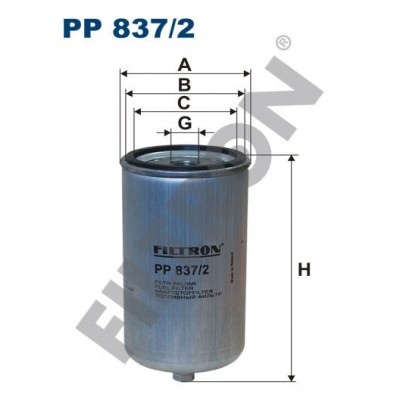 Filtro de Combustible Filtron PP837/2