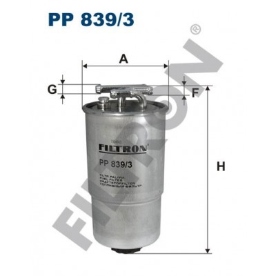 Filtro de Combustible Filtron PP839/3