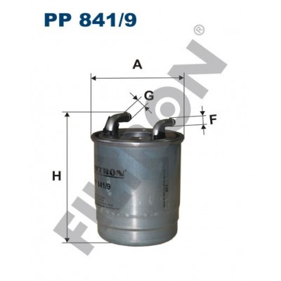 Filtro de Combustible Filtron PP841/9 Sprinter II