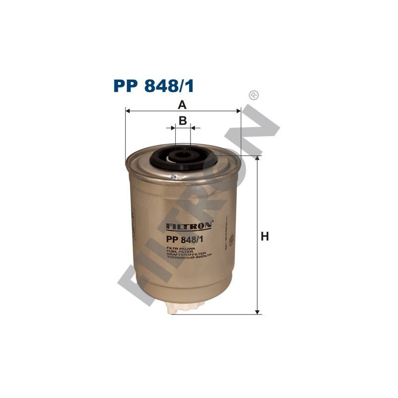 Filtro de Combustible Filtron PP848/1 Ford Transit (95), LDV Limited Convoy 400 (VH C35)