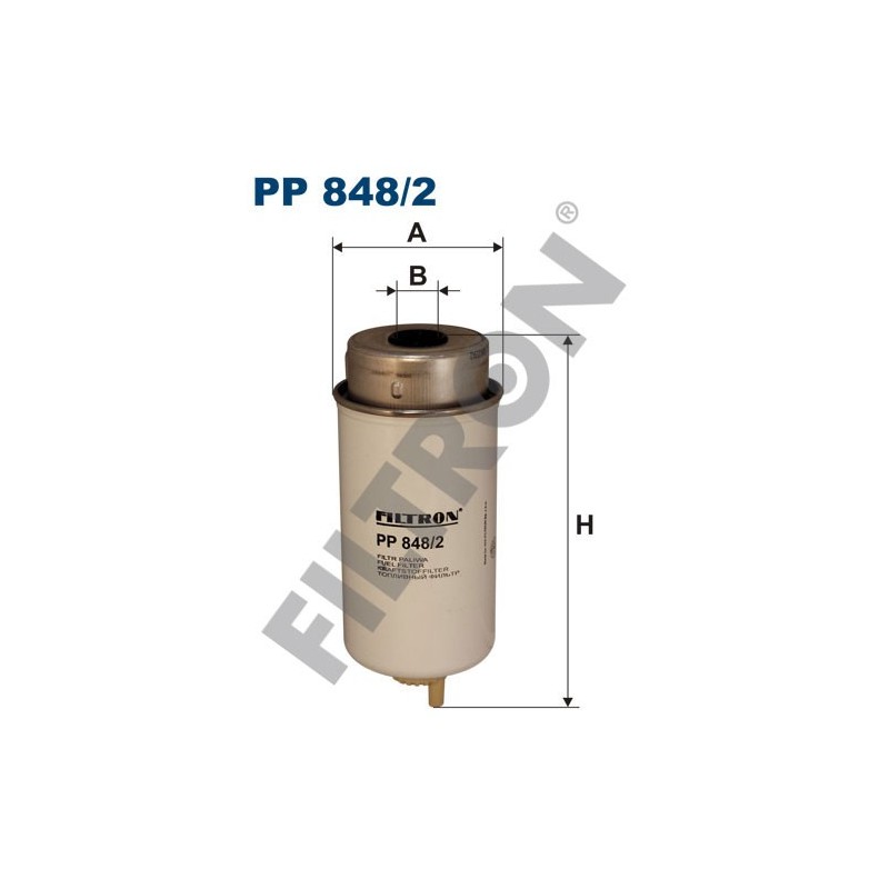 Filtro de Combustible Filtron PP848/2 Ford Transit (00), LDV Limited Convoy 400 (VH C35), London Taxi TX II
